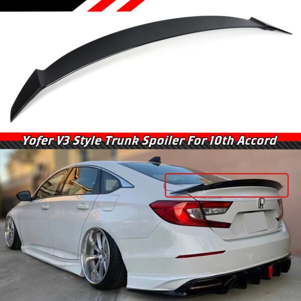 Yofer Emblems 2018-22 Honda Accord Yofer Spoiler - Invoke Concepts